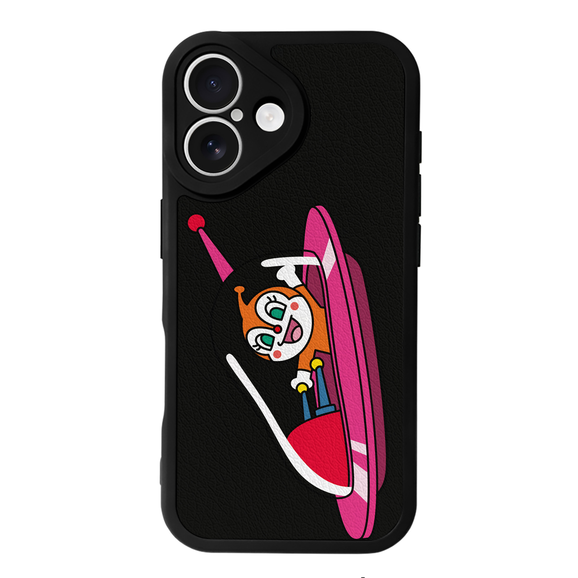 （画像用） アンパンマン Anpanman 【iPhone 16シリーズ対応】シリコンスマホケース（レザー調） 材質：シリコン